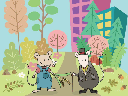 El ratolí de camp i el ratolí de ciutat
